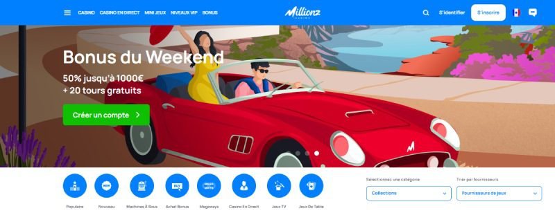 Meilleur millionz casino connexion à France